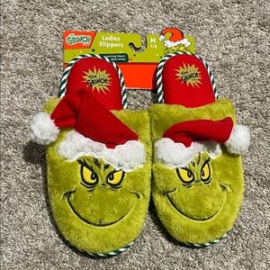 The Grinch Green Slippers